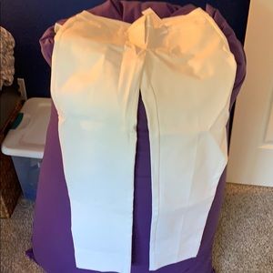 White dress pants